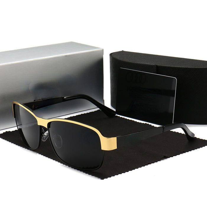 Wholesale sunglasses square frame driving mirror driver polarized glasses without box JDC-SG-MenF006