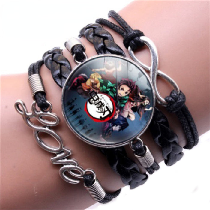 Wholesale Cool Handmade Leather Braided Bracelets MOQ≥2 (M) JDC-BT-YanY001