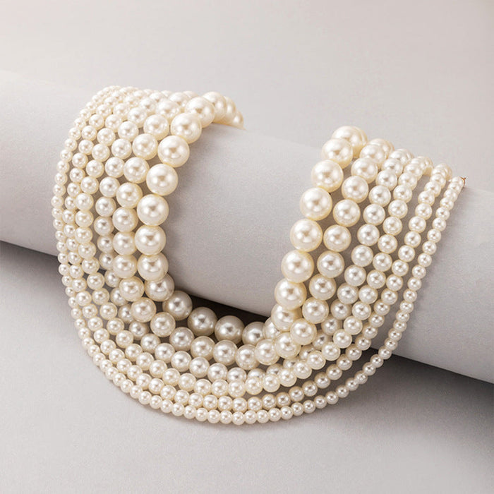 Wholesale Pearl Alloy Necklace JDC-NE-C233