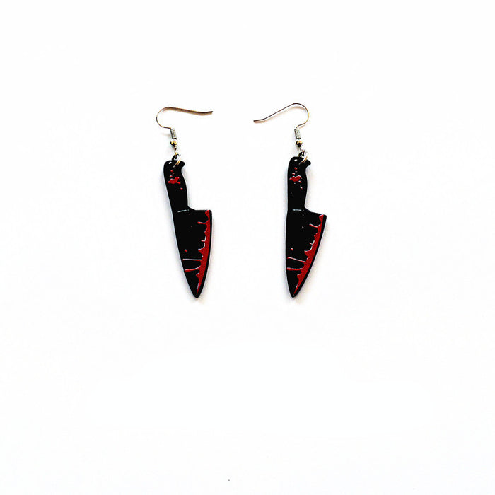 Wholesale Earrings Acrylic Halloween Funny Earrings JDC-ES-Xienuo001