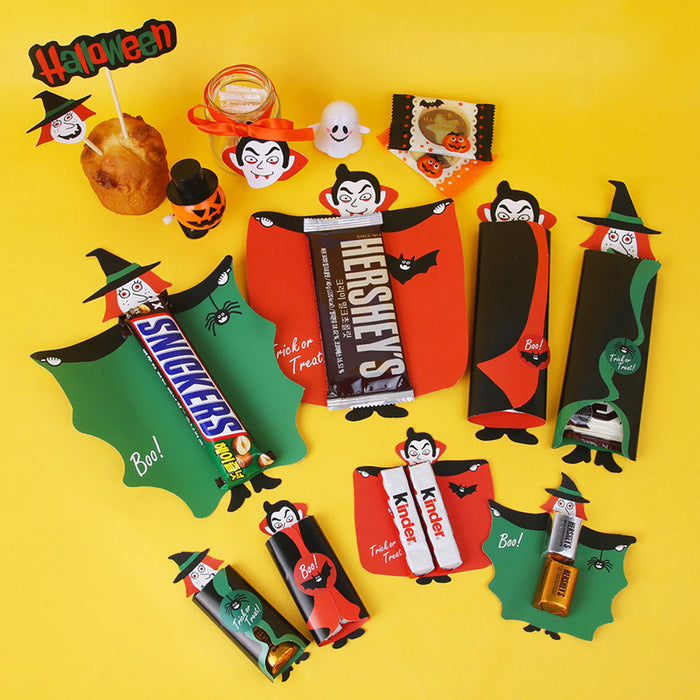 Wholesale Halloween Candy Wrapping Cards MOQ≥10 JDC-JP-HuaiB004