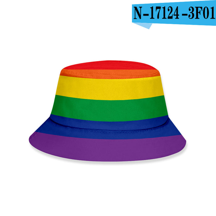 Wholesale LGBT Printing Hat Bucket Hat Student Couple JDC-FH-QXin001