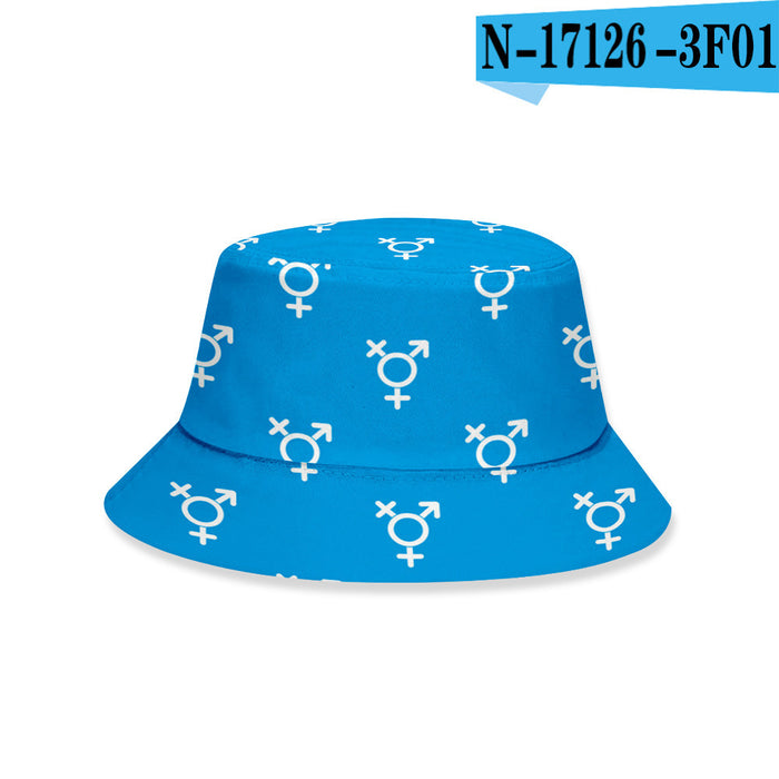 Wholesale LGBT Printing Hat Bucket Hat Student Couple JDC-FH-QXin001