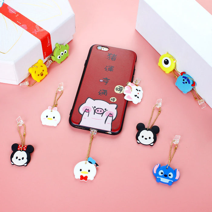 Wholesale Mobile Phone Dust Plug PVC Cute Cartoon Pendant MOQ≥3 (M) JDC-PC-ZhongJ007