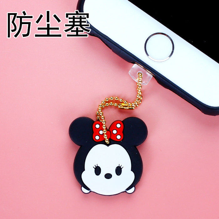 Wholesale Mobile Phone Dust Plug PVC Cute Cartoon Pendant MOQ≥3 (M) JDC-PC-ZhongJ007