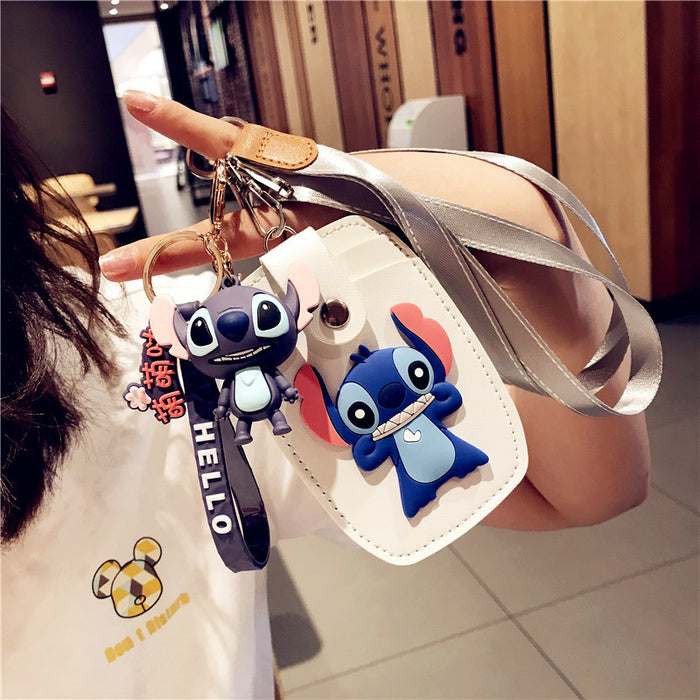 Wholesale cartoon cute student keychain with halter rope JDC-KC-YCYK004