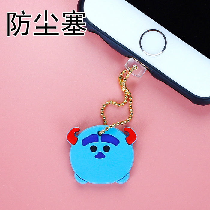 Wholesale Mobile Phone Dust Plug PVC Cute Cartoon Pendant MOQ≥3 (M) JDC-PC-ZhongJ007