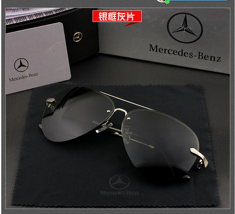 Wholesale Men's Sunglasses Polarized Rimless Driving Glasses without box JDC-SG-MenF007