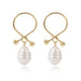 Jewelry WholesaleWholesale vintage gold pearl geometric metal earrings JDC-ES-ManY011 Earrings 满溢 %variant_option1% %variant_option2% %variant_option3%  Factory Price JoyasDeChina Joyas De China