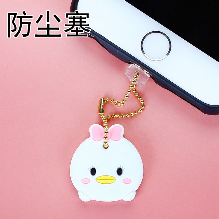 Wholesale Mobile Phone Dust Plug PVC Cute Cartoon Pendant MOQ≥3 (M) JDC-PC-ZhongJ007