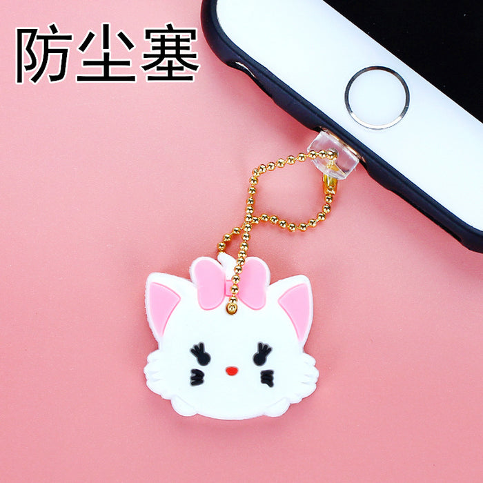 Wholesale Mobile Phone Dust Plug PVC Cute Cartoon Pendant MOQ≥3 (M) JDC-PC-ZhongJ007