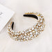 Jewelry WholesaleWholesale Baroque Crystal Headband Sponge Rhinestones JDC-HD-TanD003 Headband 檀豆 %variant_option1% %variant_option2% %variant_option3%  Factory Price JoyasDeChina Joyas De China