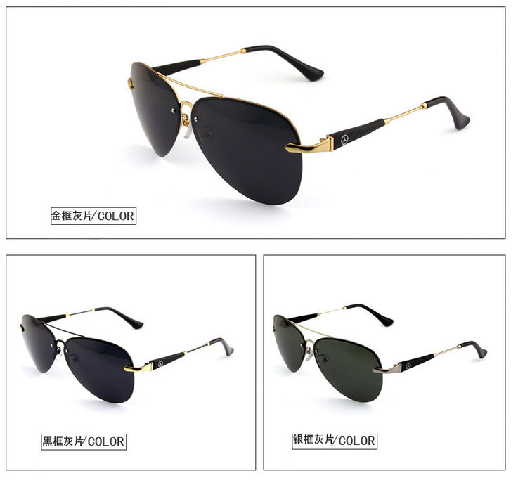 Wholesale Men's Sunglasses Polarized Rimless Driving Glasses without box JDC-SG-MenF007