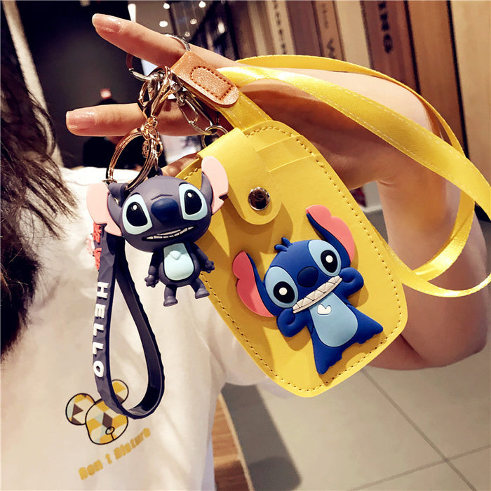 Wholesale cartoon cute student keychain with halter rope JDC-KC-YCYK004