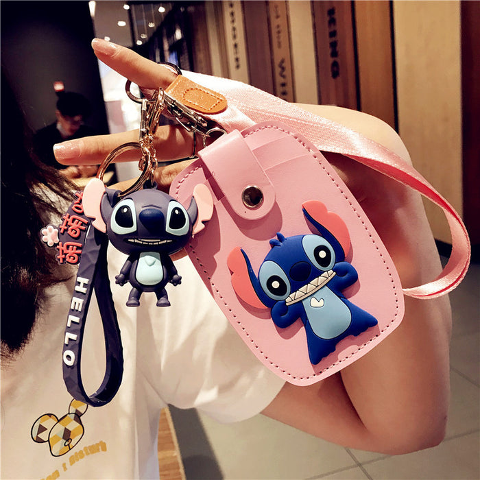 Wholesale cartoon cute student keychain with halter rope JDC-KC-YCYK004