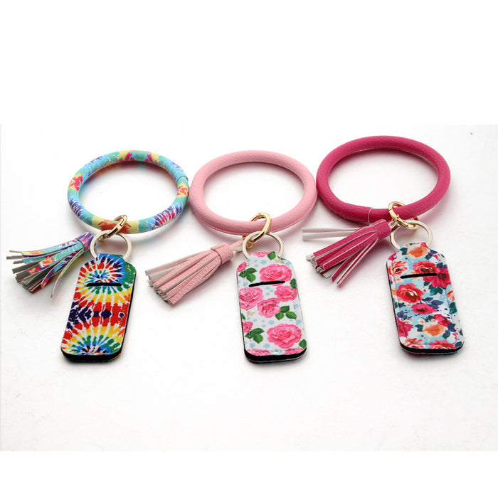 Wholesale Keychain Neoprene Lipstick Protector Wrist Keychain MOQ≥3 JDC-KC-NuoYi007