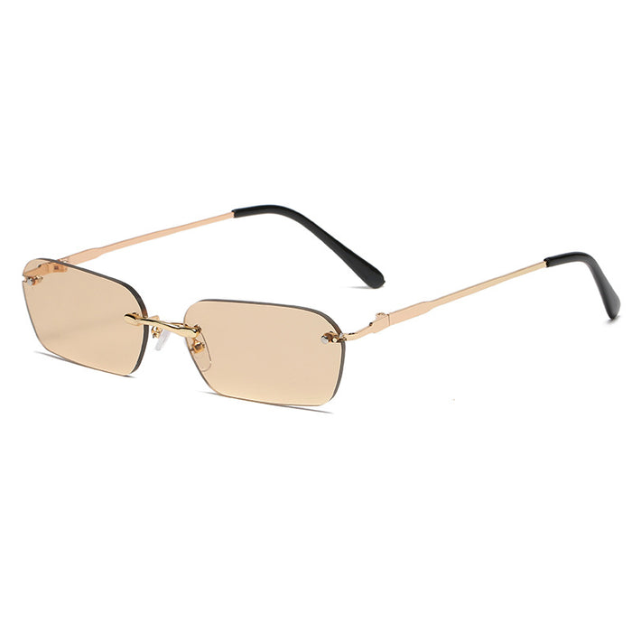 Jewelry WholesaleWholesale square frameless marine piece sunglasses JDC-SG-BaiL015 Sun Glasses 佰銮 %variant_option1% %variant_option2% %variant_option3%  Factory Price JoyasDeChina Joyas De China