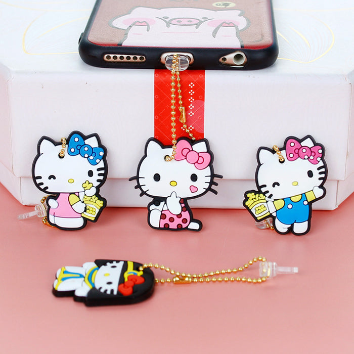 Wholesale Mobile Phone Dust Plug Soft Adhesive Cute Cartoon Charging Port Pendant MOQ≥3 (S) JDC-PC-ZhongJ018