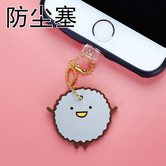 Wholesale Mobile Phone Dust Plug PVC Cute Cartoon Pendant MOQ≥3 JDC-PC-ZhongJ023