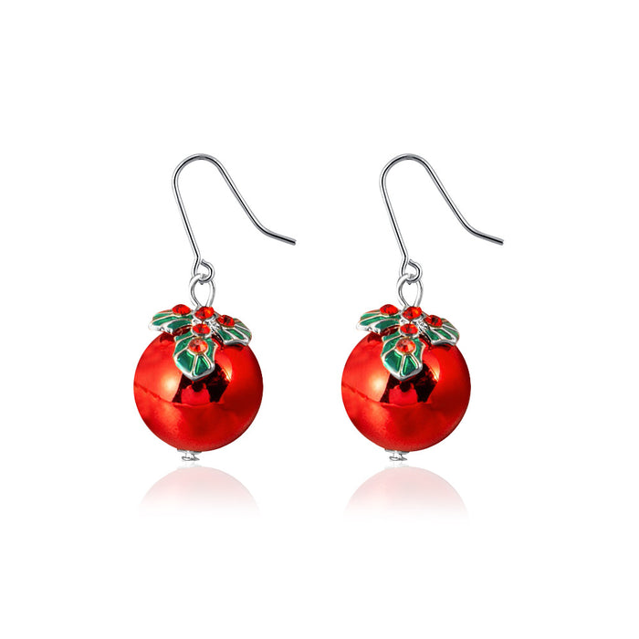 Wholesale Earrings Alloy Christmas Simple Snowman Bells JDC-ES-D651