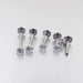 Jewelry WholesaleWholesale titanium steel fine needle flat bottom Earrings JDC-ES-SaiY004 Piercings 塞尧 %variant_option1% %variant_option2% %variant_option3%  Factory Price JoyasDeChina Joyas De China