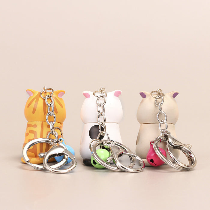 Wholesale Keychain Cartoon Cute Kitten Doll Ornament Bags Tokyo (M) JDC-KC-QQD002