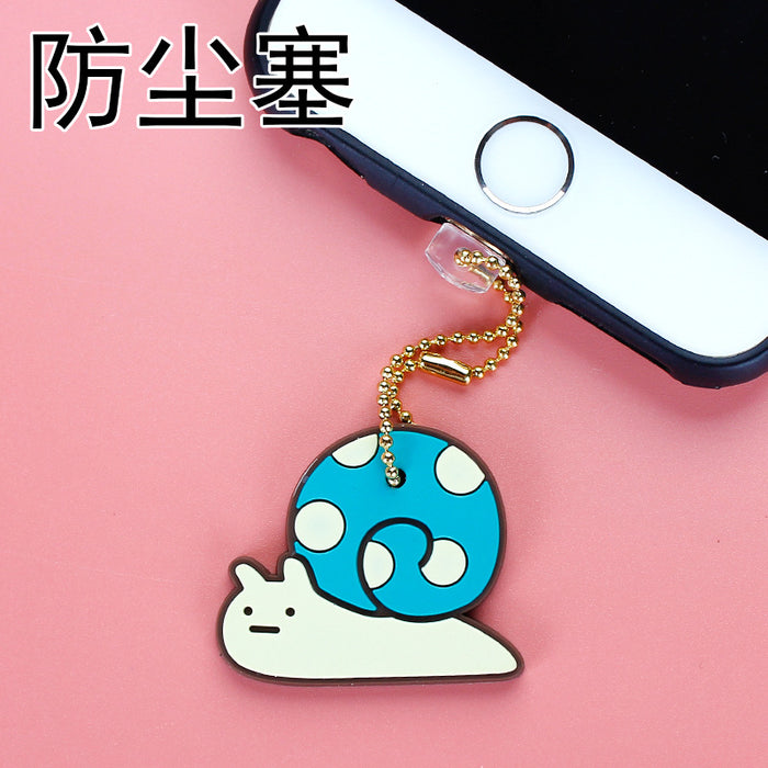 Wholesale Mobile Phone Dust Plug PVC Cute Cartoon Pendant MOQ≥3 JDC-PC-ZhongJ023