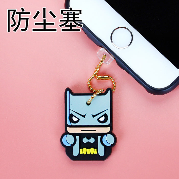 Wholesale Mobile Phone Dust Plug Soft Adhesive Cute Cartoon Charging Port Pendant MOQ≥3 (M) JDC-PC-ZhongJ019