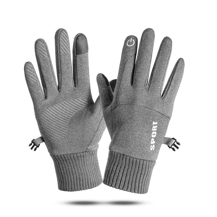 Wholesale Gloves Nylon Cycling Waterproof Non-slip Touchscreen Gloves JDC-GS-FanP010