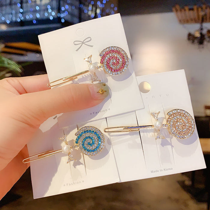 Jewelry WholesaleWholesale Rhinestone Lollipop Hair Clip JDC-HC-Zibin003 Hair Clips 梓赟 %variant_option1% %variant_option2% %variant_option3%  Factory Price JoyasDeChina Joyas De China