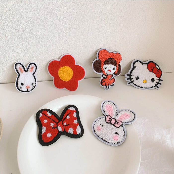 Wholesale Hair Clips Cloth Bow Cute MOQ≥2 JDC-HC-CLie005