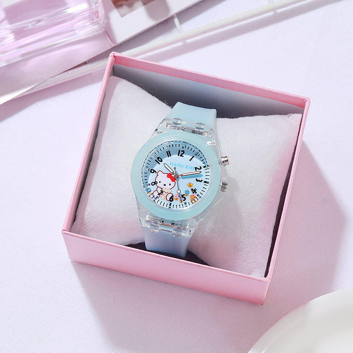 Wholesale Cartoon Silicone Children's Watch Luminous Luminous LED Watch (M) MOQ≥2 JDC-WH-HJHR002