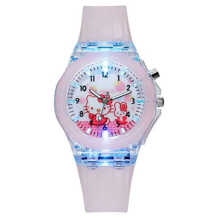 Wholesale Cartoon Silicone Children's Watch Luminous Luminous LED Watch (M) MOQ≥2 JDC-WH-HJHR002