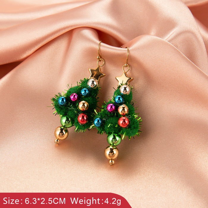 Wholesale Earrings Alloy Christmas Simple Snowman Bells JDC-ES-D651