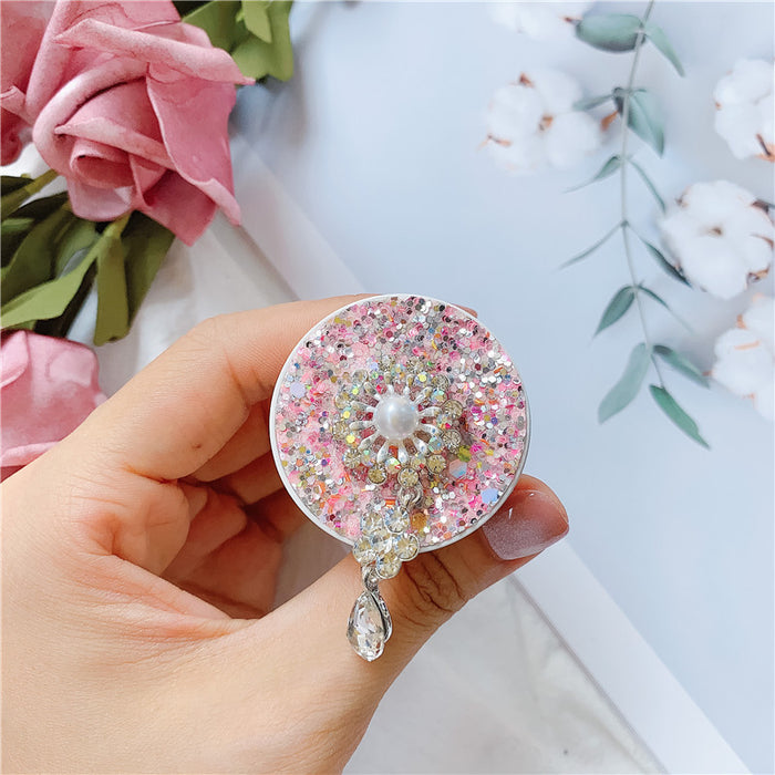 Wholesale Grips Glitter Pearl Phone Holder Mobile Phone Holder JDC-PS-Baiying001