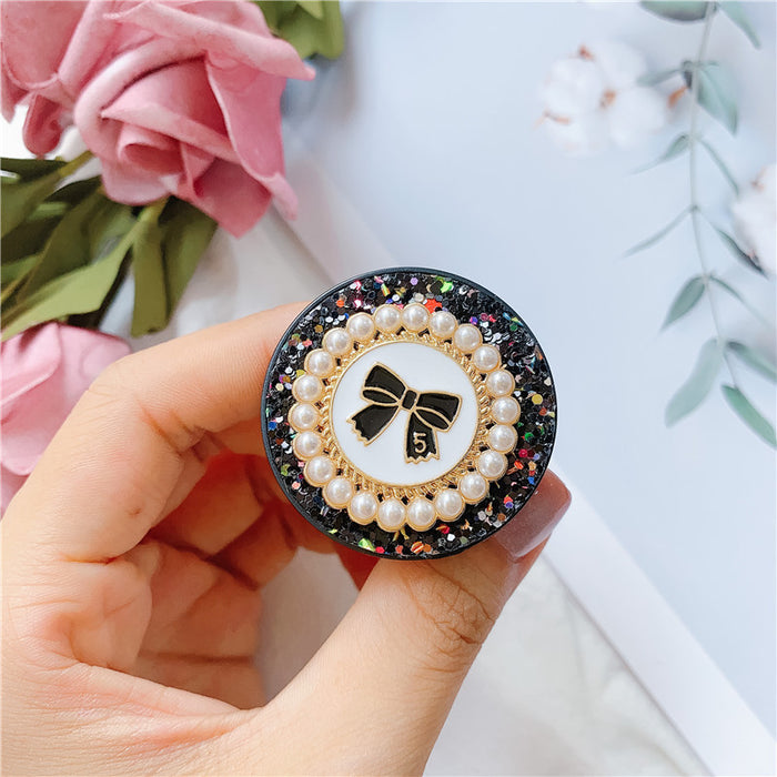 Wholesale Grips Glitter Pearl Phone Holder Mobile Phone Holder JDC-PS-Baiying001