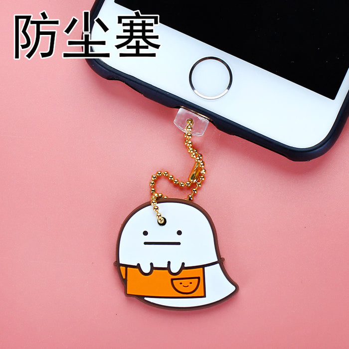 Wholesale Mobile Phone Dust Plug PVC Cute Cartoon Pendant MOQ≥3 JDC-PC-ZhongJ023