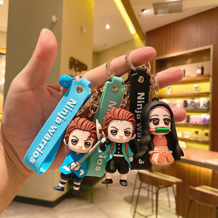 Jewelry WholesaleWholesale cartoon PVC soft key pendant car keychain (M) JDC-KC-YDao014 Keychains 逸道 %variant_option1% %variant_option2% %variant_option3%  Factory Price JoyasDeChina Joyas De China