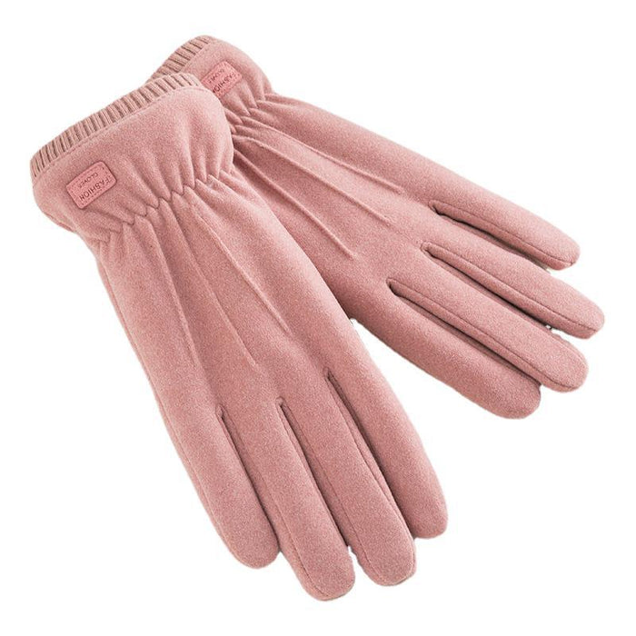 Wholesale Gloves De Velvet Simple Warm Thick Touch Screen JDC-GS-ZhuX004