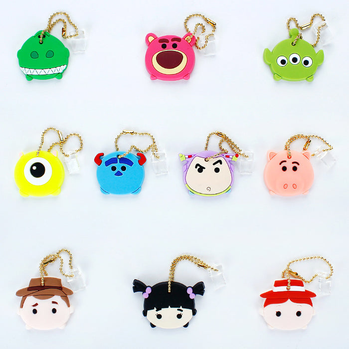 Wholesale Mobile Phone Dust Plug Cute Strap Soft Rubber Phone Tail Plug JDC-PC-ZhongJ026