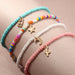 Jewelry WholesaleWholesale cute wild star moon colorful rice bead anklet JDC-AS-NZ011 Anklets 奈珠 %variant_option1% %variant_option2% %variant_option3%  Factory Price JoyasDeChina Joyas De China