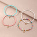 Jewelry WholesaleWholesale cute wild star moon colorful rice bead anklet JDC-AS-NZ011 Anklets 奈珠 %variant_option1% %variant_option2% %variant_option3%  Factory Price JoyasDeChina Joyas De China