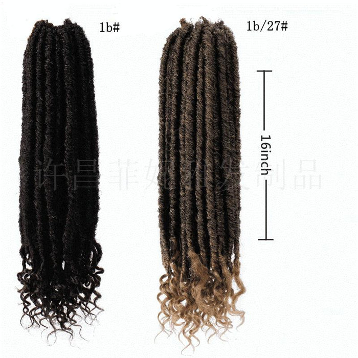 Wholesale Wigs High temperature silk can not be ironed African dirty braids Goddess Faux LocsMOQ≥3 JDC-WS-FNY009