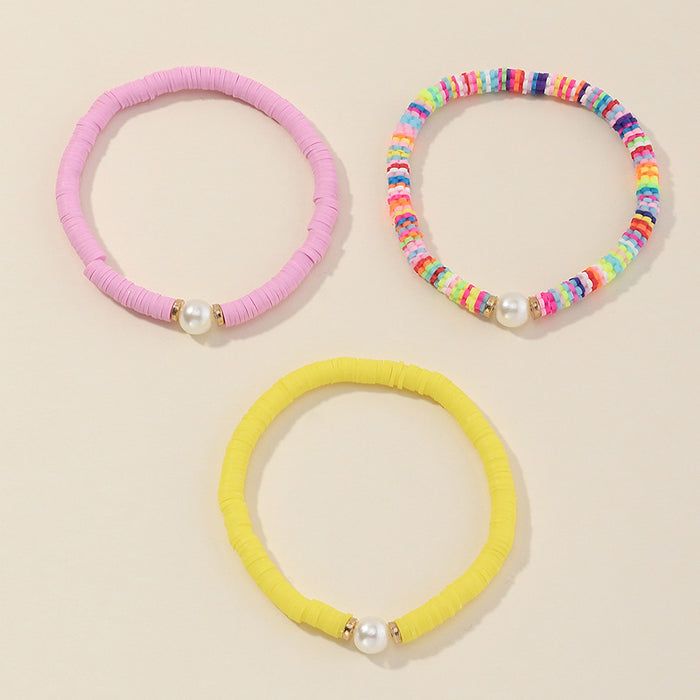 Jewelry WholesaleWholesale hand string versatile color soft pottery Bracelet  JDC-BT-NZ043 Bracelet 奈珠 %variant_option1% %variant_option2% %variant_option3%  Factory Price JoyasDeChina Joyas De China