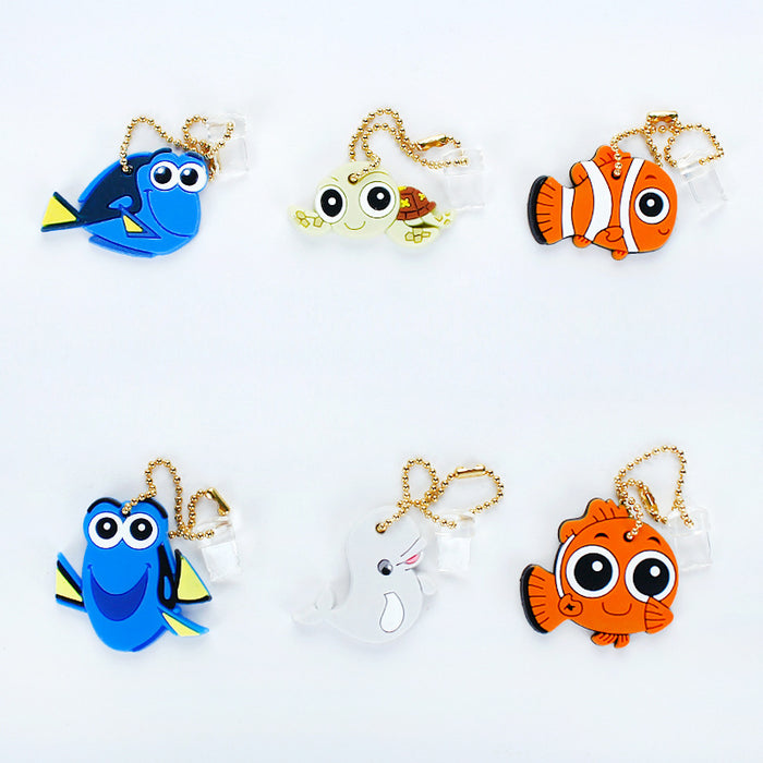 Wholesale Mobile Phone Case Cute Sea Animals Dust Plug Number Silicone JDC-PC-ZhongJ028