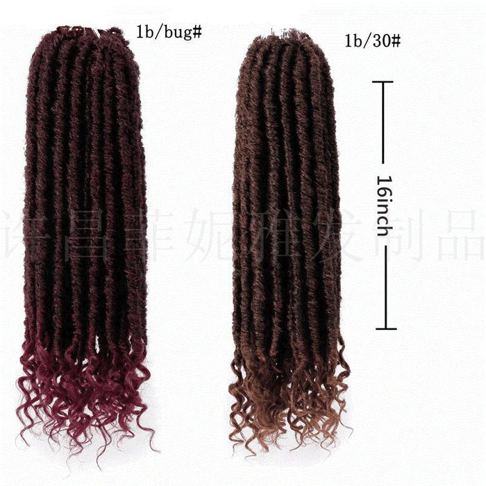 Wholesale Wigs High temperature silk can not be ironed African dirty braids Goddess Faux LocsMOQ≥3 JDC-WS-FNY009