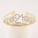 Jewelry WholesaleWholesale Rhinestone Alloy Crown Headband JDC-HD-YCh009 Headband 一诚 %variant_option1% %variant_option2% %variant_option3%  Factory Price JoyasDeChina Joyas De China