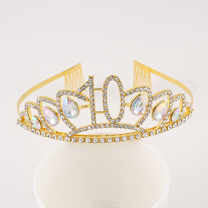 Jewelry WholesaleWholesale Rhinestone Alloy Crown Headband JDC-HD-YCh009 Headband 一诚 %variant_option1% %variant_option2% %variant_option3%  Factory Price JoyasDeChina Joyas De China