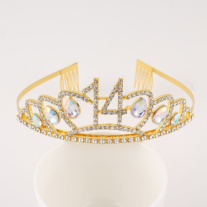 Jewelry WholesaleWholesale Rhinestone Alloy Crown Headband JDC-HD-YCh009 Headband 一诚 %variant_option1% %variant_option2% %variant_option3%  Factory Price JoyasDeChina Joyas De China