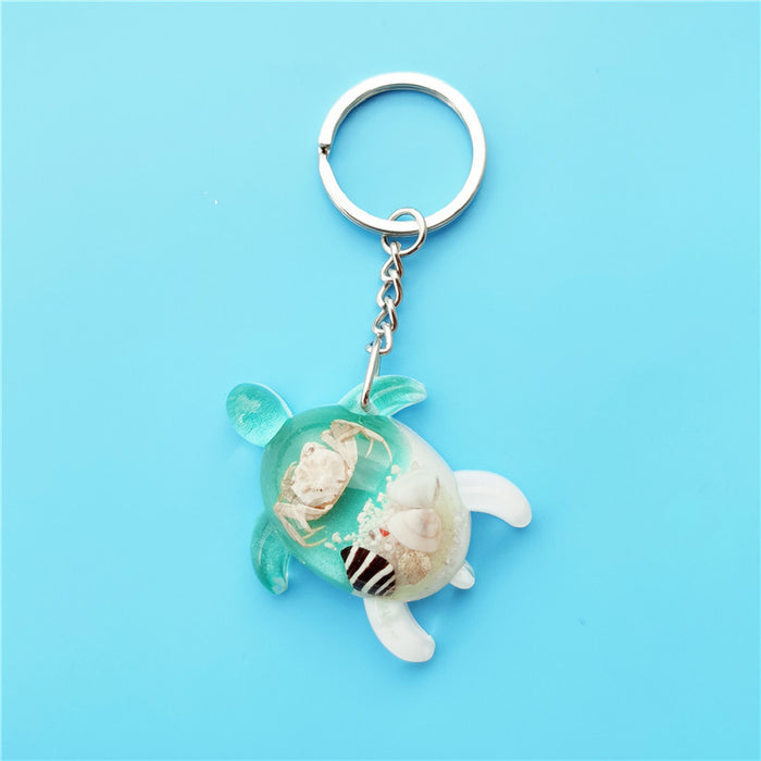 Wholesale Resin Turtle Keychain MOQ≥12 JDC-KC-AWei001